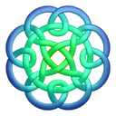 bluegreen circleknot icon